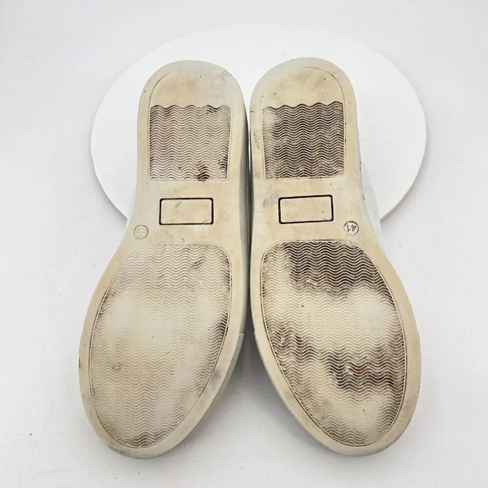 Alexander Laude Women Size EU 41 US 10 White Leather Lace Up Casual Shoes